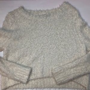 Fuzzy off-white sweater